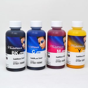 Subli4print, Sublimation ink, set of 4 colour, Red, Blue, Black, Yellow