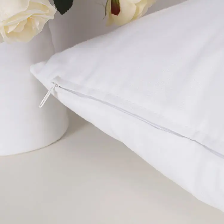 Sublimation Blank LINEN Cushion Pillow Cover 40 x 40cm White Canvas - Image 4