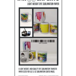 100gsm Mug Size (99 x 210mm) - Style LITE - Dye Sublimation Paper