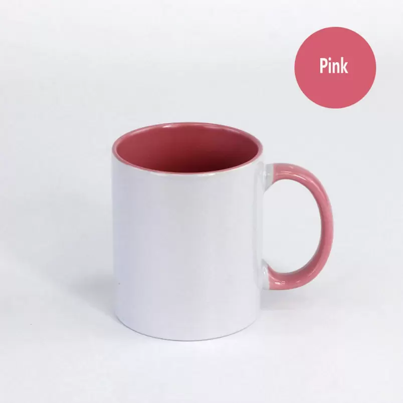 11oz Sublimation Mug with a Coloured Inner and Handle (Grade AA) 36 PIECE - Image 6