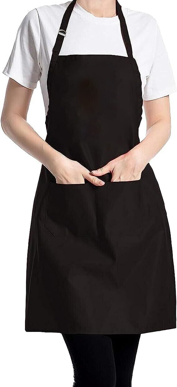 Customize Unisex Apron with Pockets polyester Cotton
