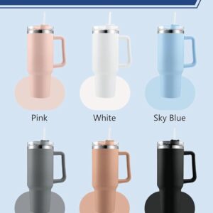 40oz Blank Sublimation Coloured Stainless Steel Skinny Tumbler