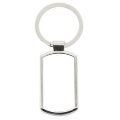 Photo Printed Rectangular Engraved Keychain Double Side Sublimation - Image 3