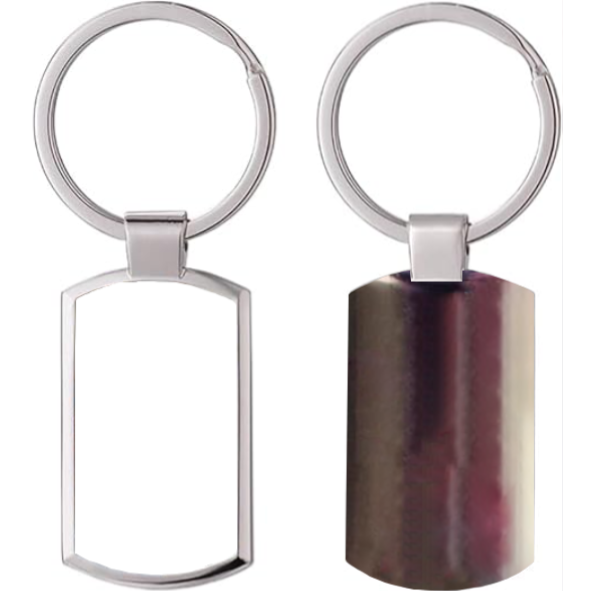 Photo Printed Rectangular Engraved Keychain Double Side Sublimation - Image 5
