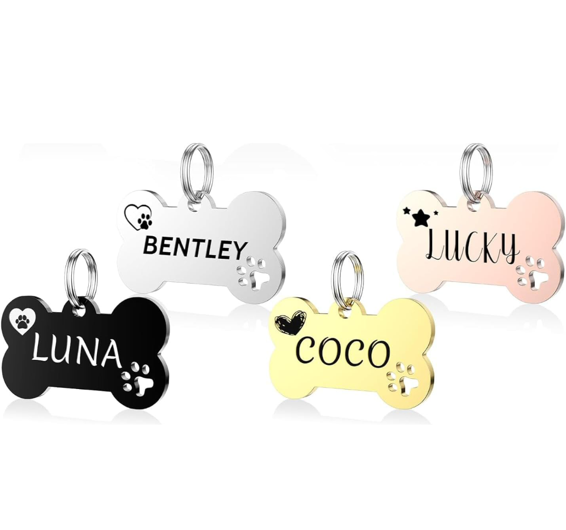 Engraved Stainless Steel Dog Tag ID - Stylish & Long-Lasting, Both sides Text - Image 5