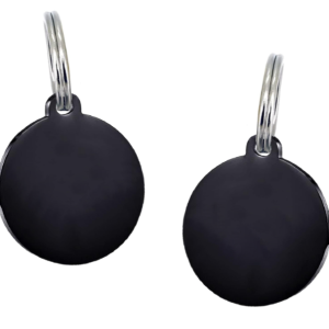 Engraved Round Stainless Steel Dog Tag ID - Stylish & Long-Lasting, Both sides Text