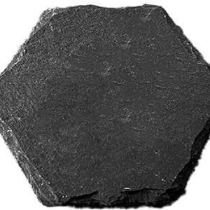 Subli4print Engraved Hexagon Slate Coaster Blank Sublimation