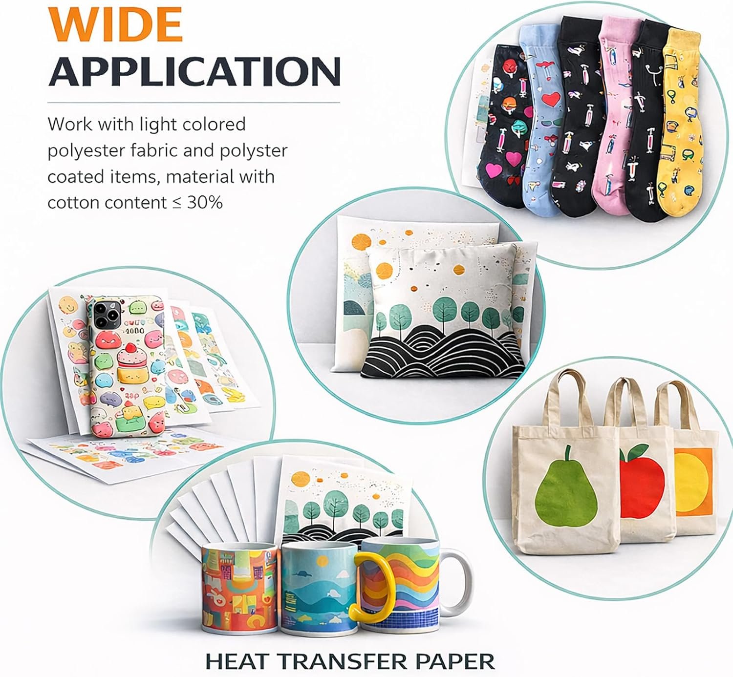 Premium Blank A4 Heat Transfer Paper for Sublimation Printing (100 Sheets) - Image 7