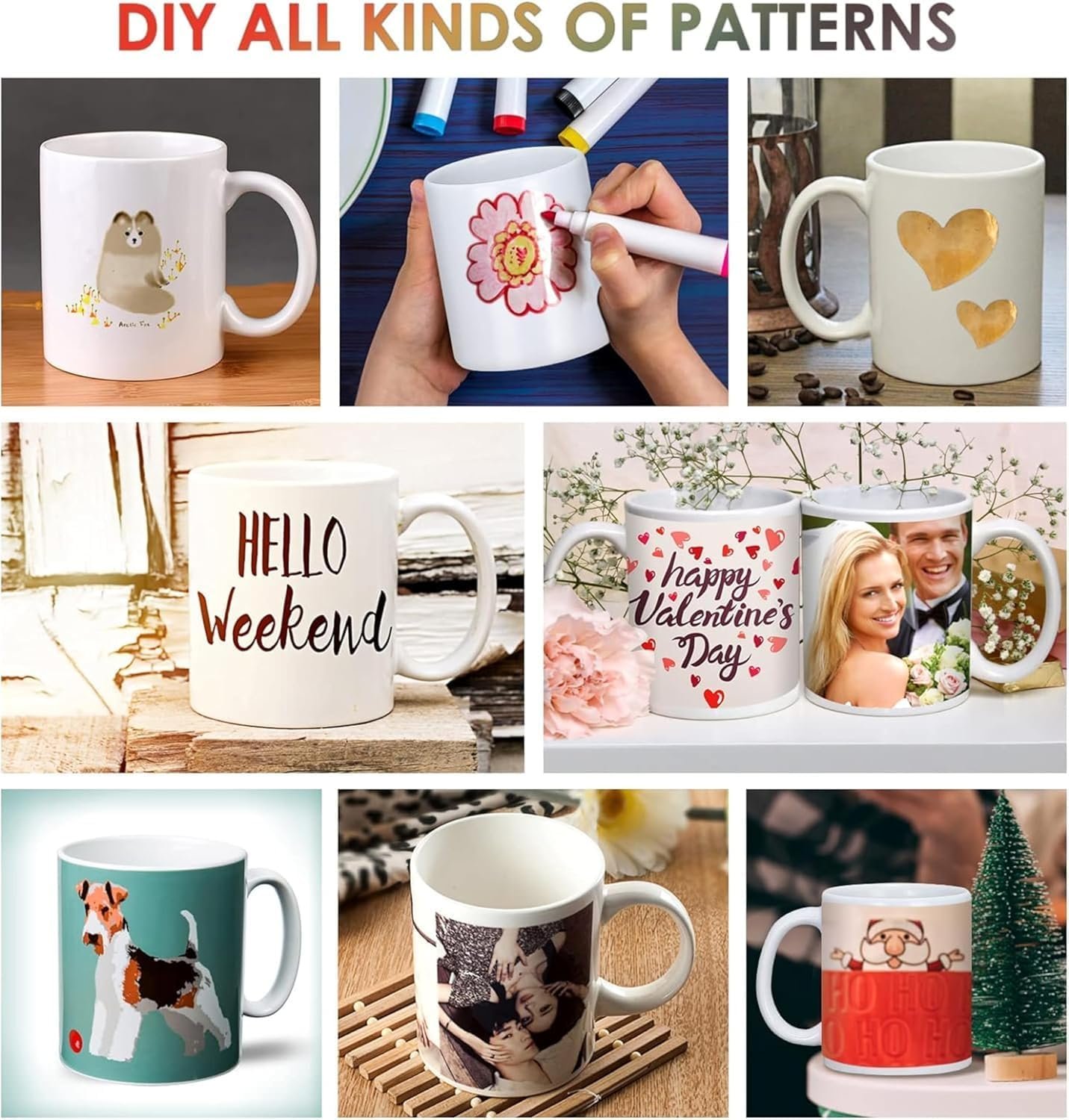 Sublimation Mugs 11oz Blank Plain White Large Handle Coffee Mug with Gift Boxes, AAA Grade White Mug - Image 5