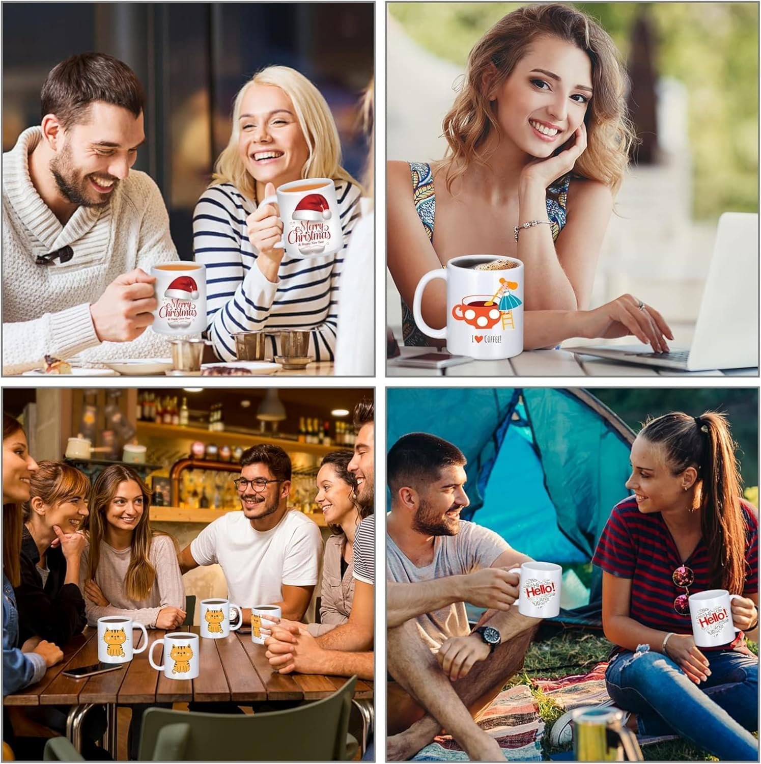 Sublimation Mugs 11oz Blank Plain White Large Handle Coffee Mug with Gift Boxes, AAA Grade White Mug - Image 7